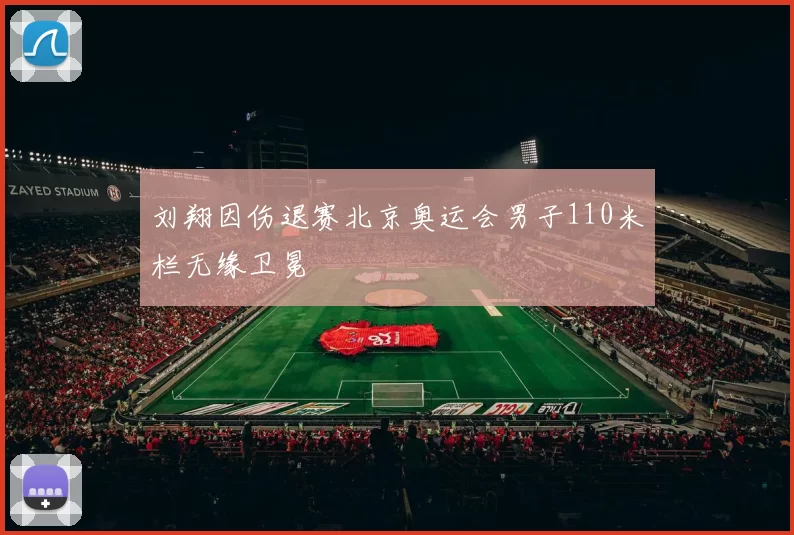 刘翔因伤退赛北京奥运会男子110米栏无缘卫冕